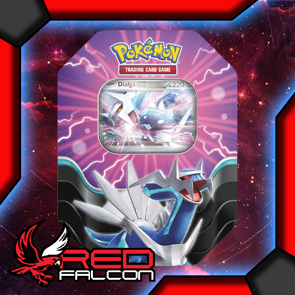 Pokmon TCG: Azure Legends Tin - Dialga EX Red Falcon TCG Pokmon TCG: Azure Legends Tin - Dialga EX Red Falcon TCG