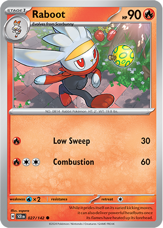 SV Stellar Crown - 027/142 Raboot (Reverse Holo)
