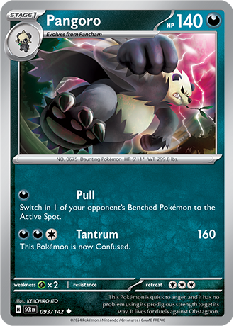 SV Stellar Crown - 093/142 Pangoro (Reverse Holo)