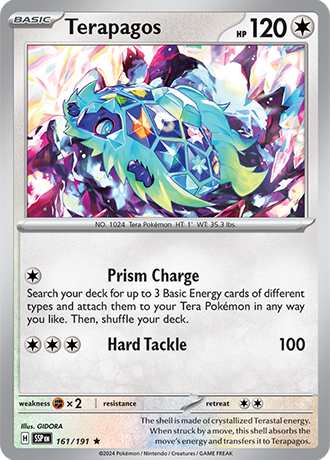 SV Surging Sparks - 161/191 Terapagos (Reverse Holo)