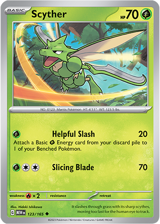 SV 151 - 123/165 Scyther