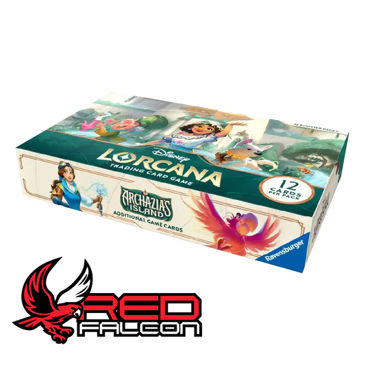 Factory sealed Disney Lorcana Archazia's Island booster box containing 24 packs.