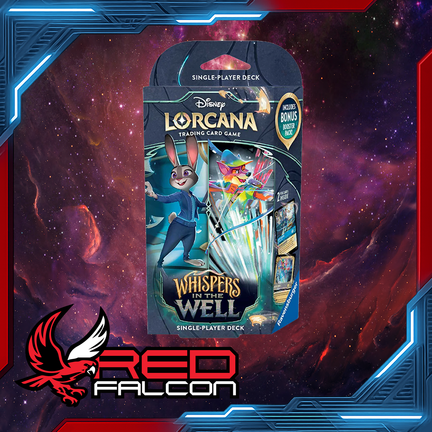 Disney Lorcana Set 10 Whispers in the Well Starter Deck – Judy Hopps & Robin Hood