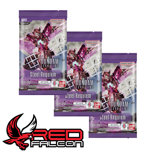 Gundam Card Game Steel Requiem booster packs