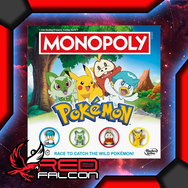 Monopoly Pokémon Edition board game front packaging showing artwork and branding