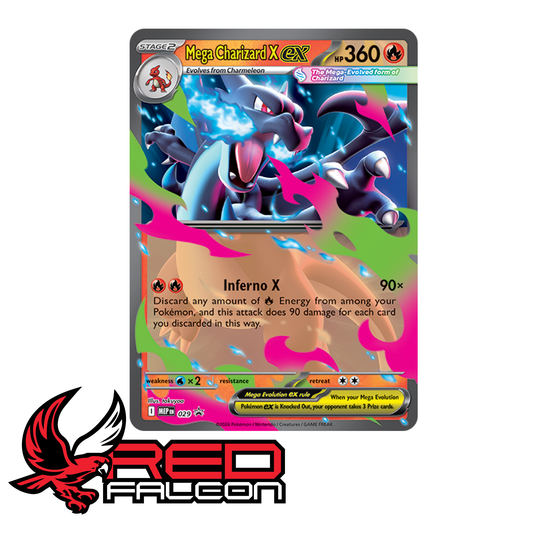 Pokemon TCG Mega Charizard X ex promo card from Mega Charizard ex tin