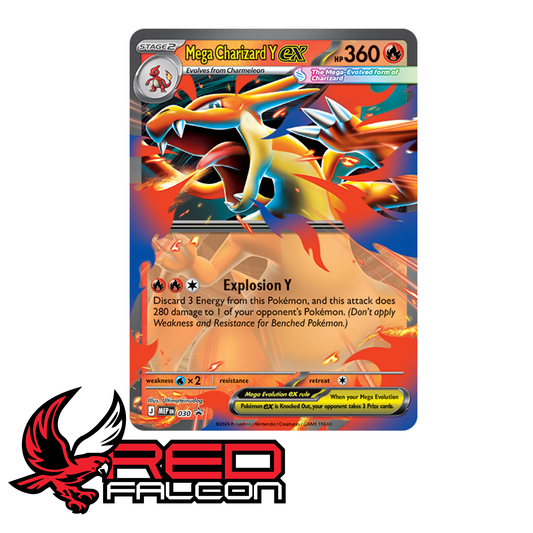 Pokemon TCG Mega Charizard Y ex promo card from Mega Charizard ex tin