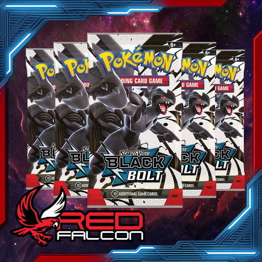 Bundle of 10 sealed Pokémon TCG Black Bolt booster packs