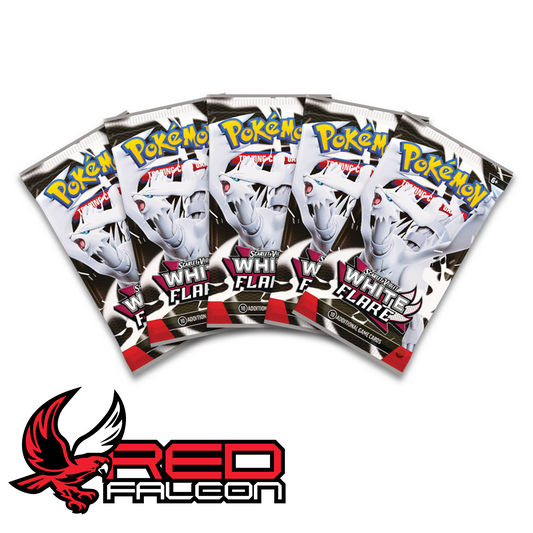 Spread of Pokemon White Flare booster packs Scarlet and Violet set