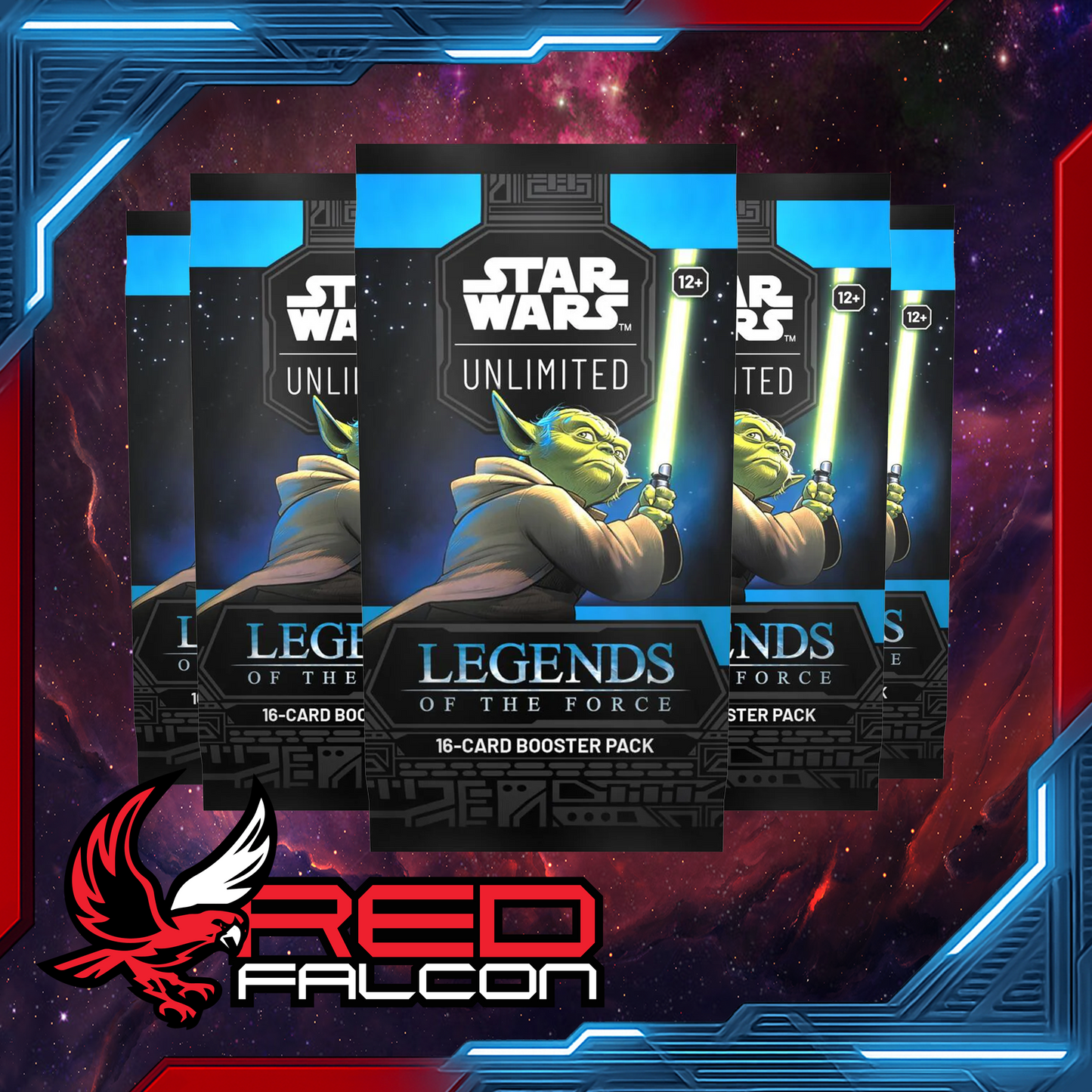 Star Wars Legends of the Force 10-pack booster bundle for trading card game