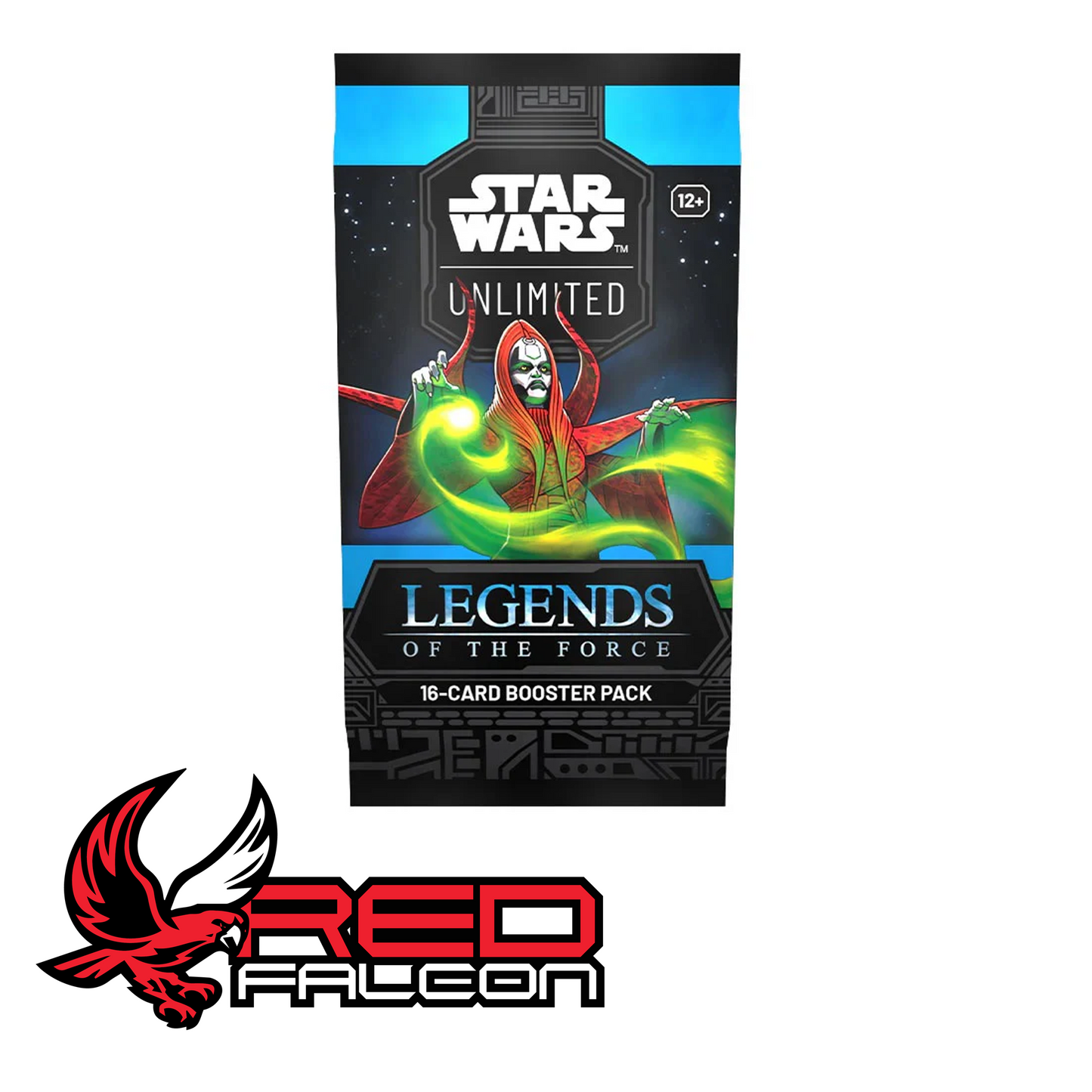 Star Wars: Unlimited Legends of the Force booster pack featuring the Nightsister leader Mother Talzin.