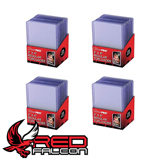 Bundle of Ultra PRO 3x4 clear toploaders for trading card protection