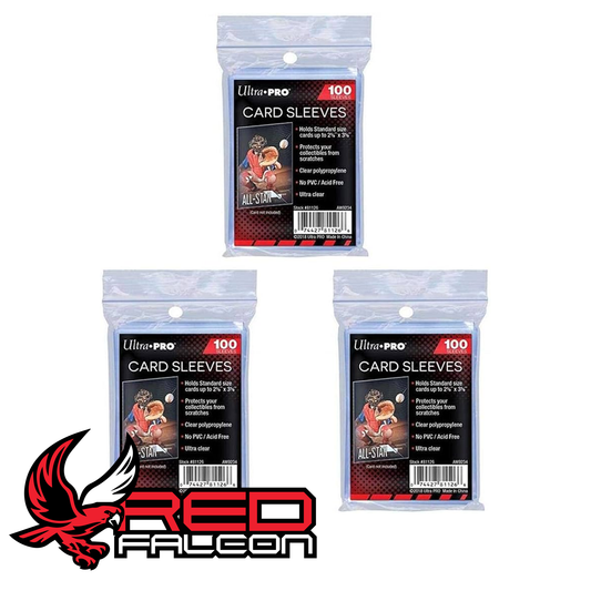 Ultra PRO penny sleeves three pack collection for protecting trading cards