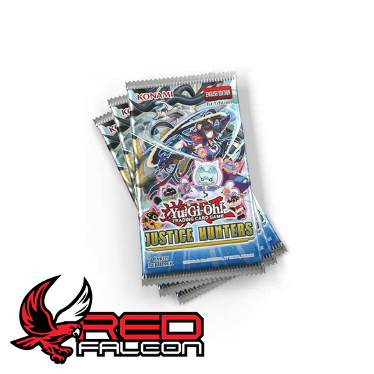 Multiple Yu-Gi-Oh! Justice Hunters booster packs