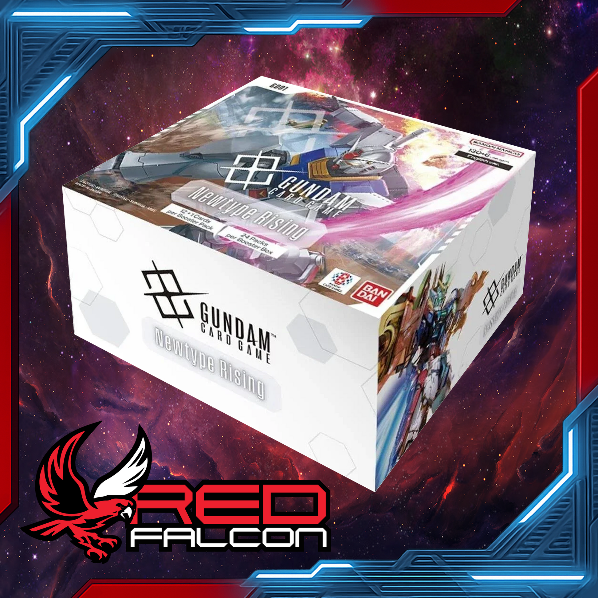 Gundam Card Game Newtype Rising (GD-01) Booster Box – 24 sealed booster packs