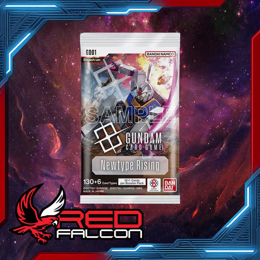 Gundam Card Game Newtype Rising (GD-01) Booster Pack – 12 cards plus token or resource
