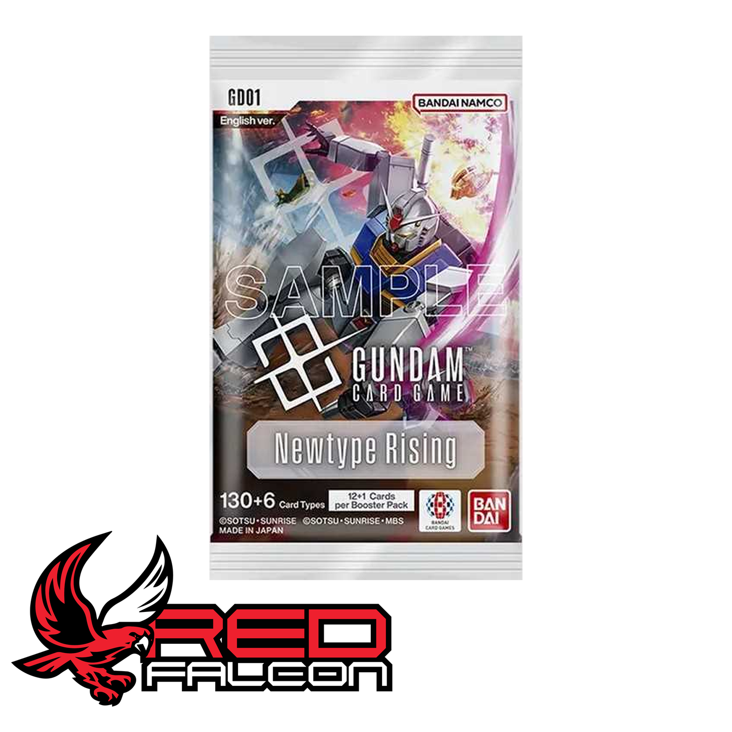 Gundam Card Game Newtype Rising GD-01 Booster Pack – Red Falcon TCG