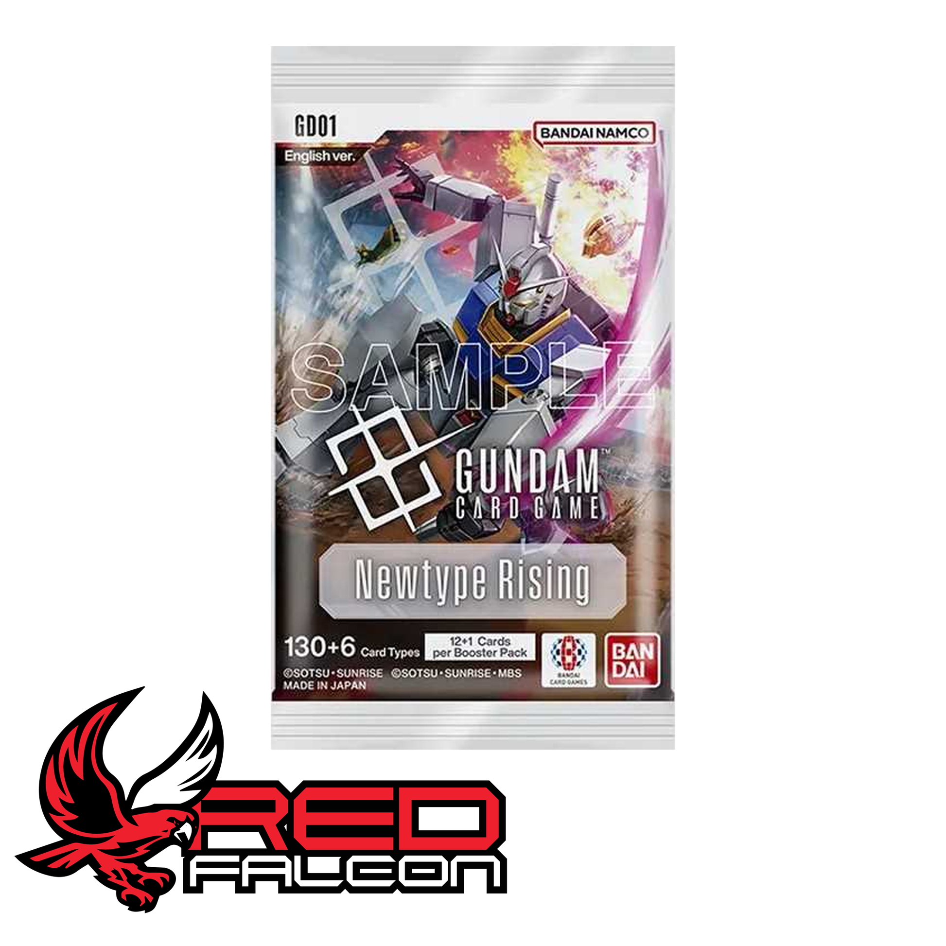 Gundam Card Game Newtype Rising GD-01 Booster Box – Red Falcon TCG
