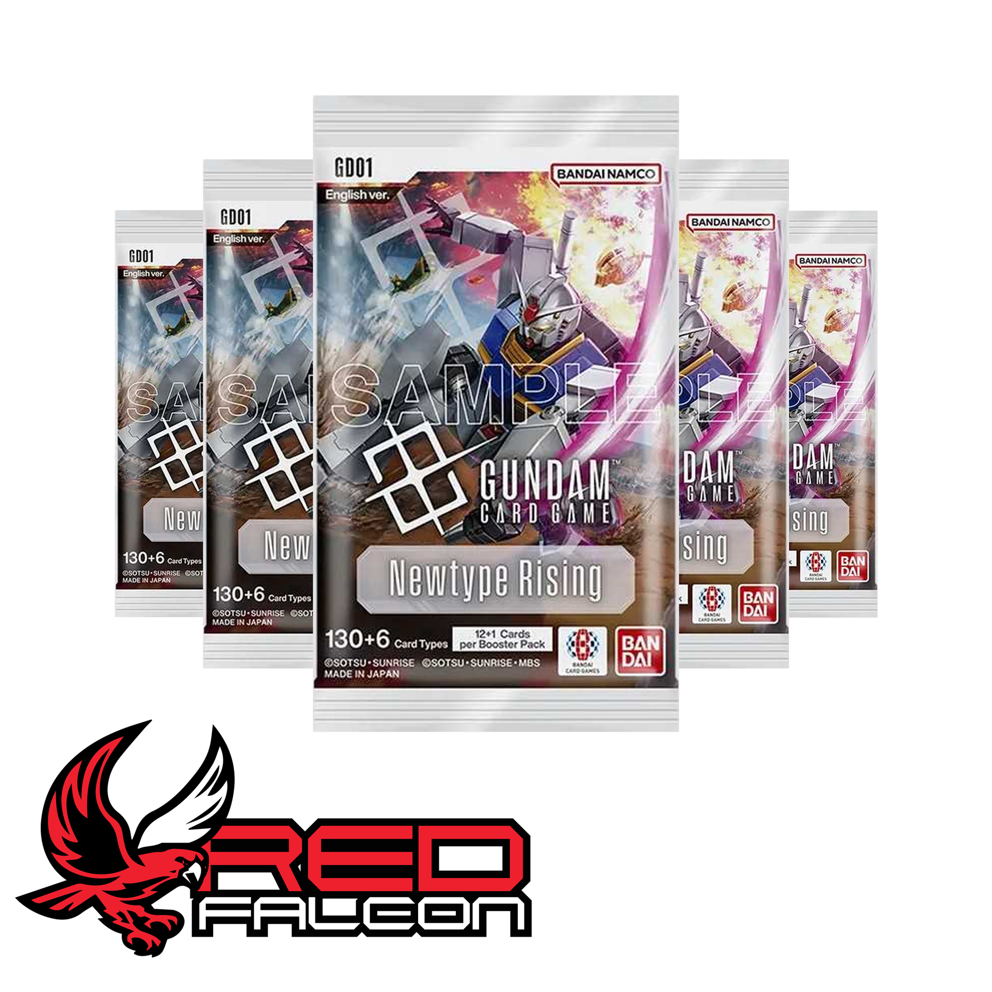 Gundam Card Game Newtype Rising GD-01 Booster Box Red Falcon TCG Gundam Card Game Newtype Rising GD-01 Booster Box Red Falcon TCG