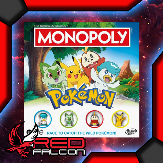 Monopoly Pokémon Edition board game front packaging showing artwork and branding