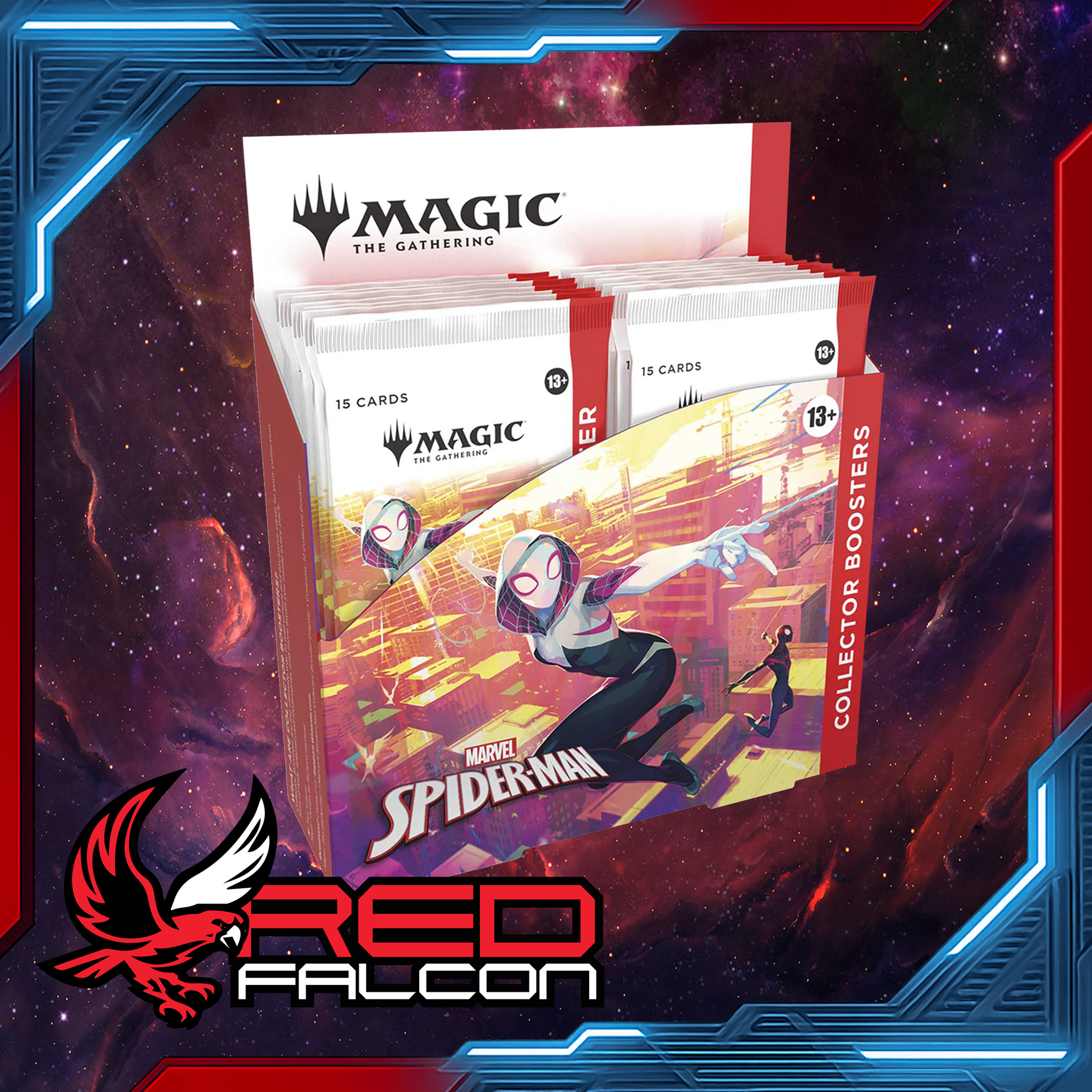 Magic: The Gathering Marvel’s Spider-Man Collector Booster Box – 12 sealed collector booster packs
