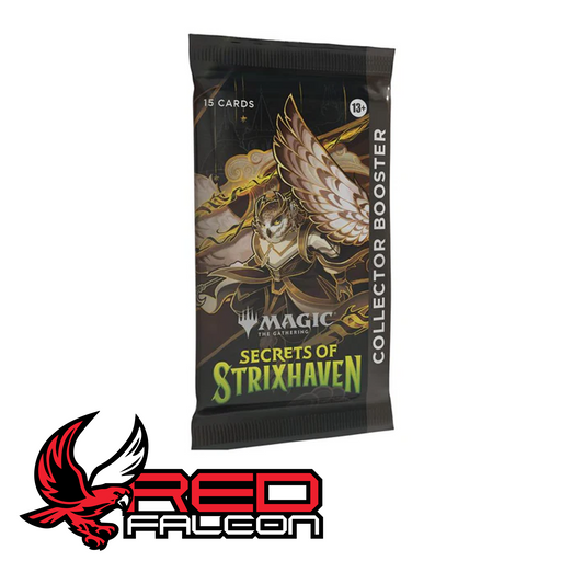A single premium Magic: The Gathering Secrets of Strixhaven Collector Booster pack.