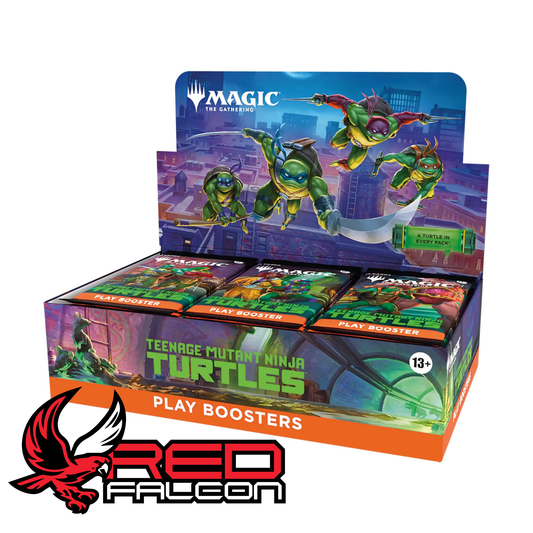 Magic The Gathering Teenage Mutant Ninja Turtles play booster box display with packs