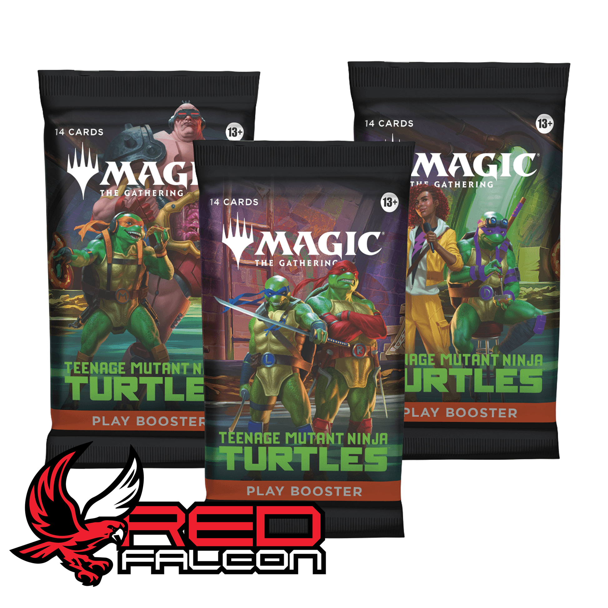 Magic The Gathering Teenage Mutant Ninja Turtles play booster pack artwork variations