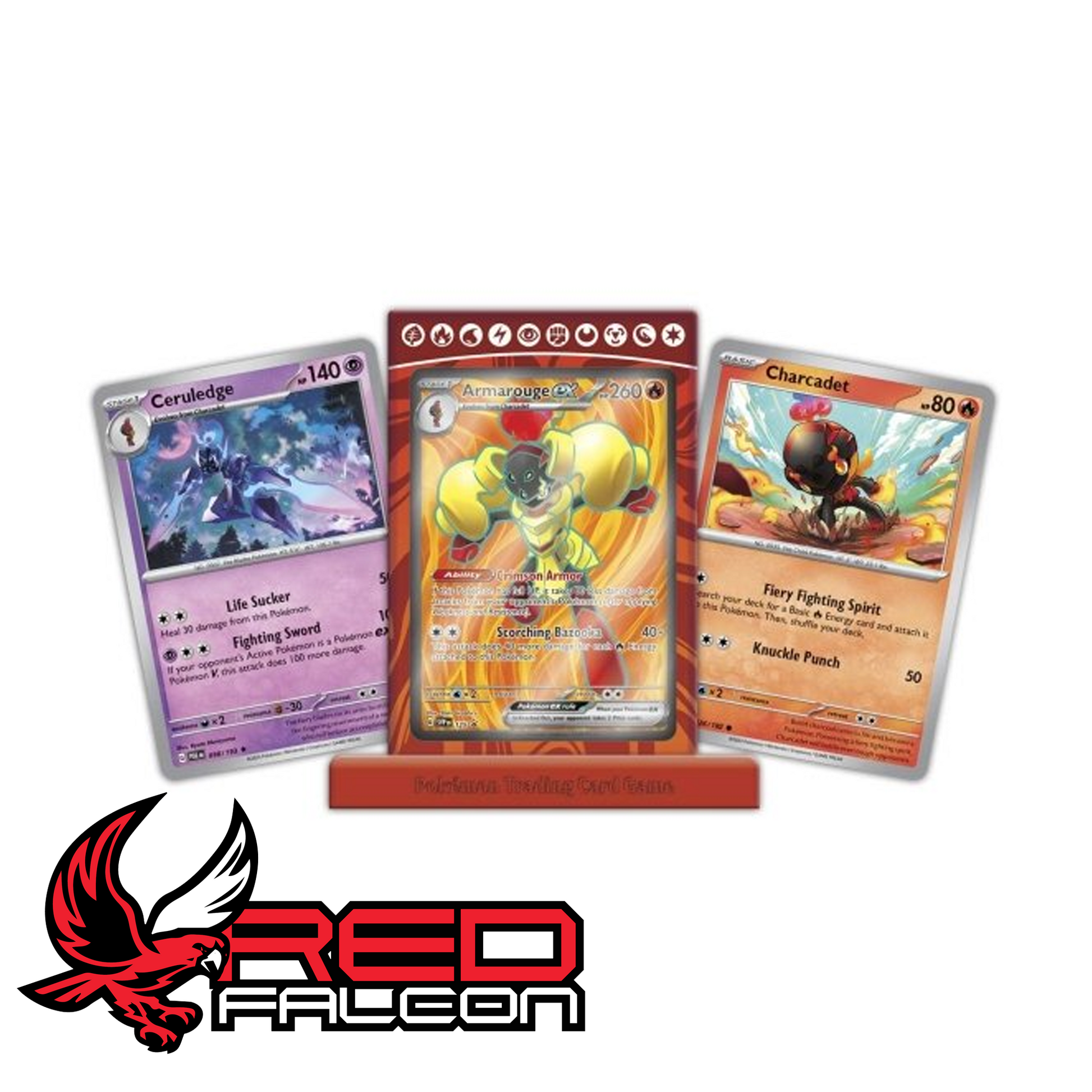 Armarouge ex promo cards with magnetic display case Pokémon TCG