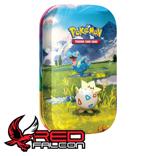 Togepi and Totodile Mega Evolution Ascended Heroes Mini Tin artwork
