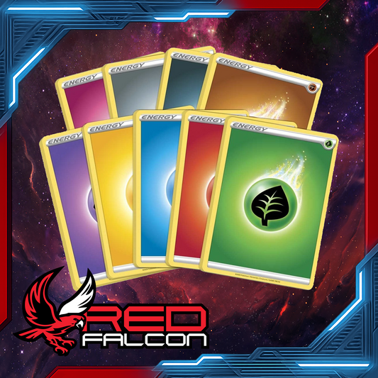 Random assortment of 100 basic Pokémon TCG energy cards