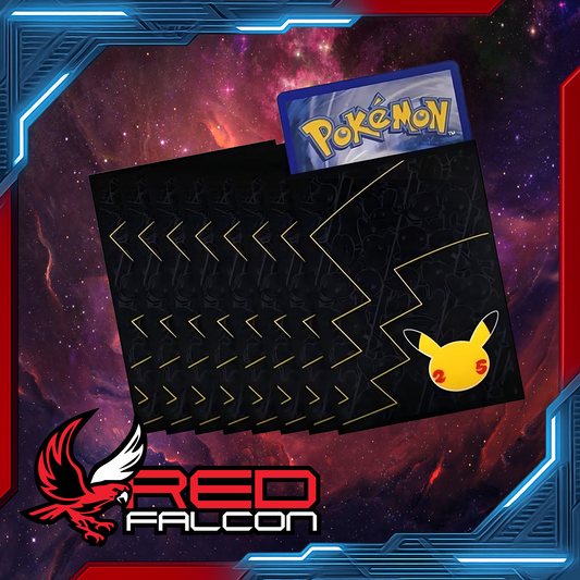 Pokémon Celebrations Elite Trainer Box card sleeves pack of 65 featuring celebration anniversary artwork