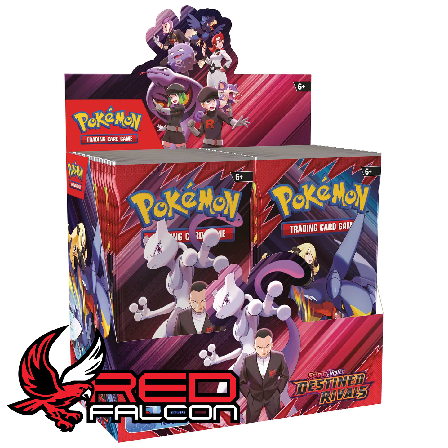 Pokémon TCG Destined Rivals booster box containing 36 booster packs