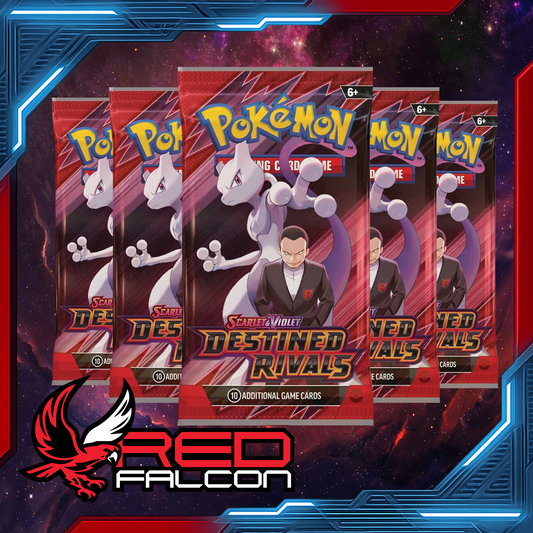 Bundle of 10 sealed Pokémon TCG Destined Rivals booster packs