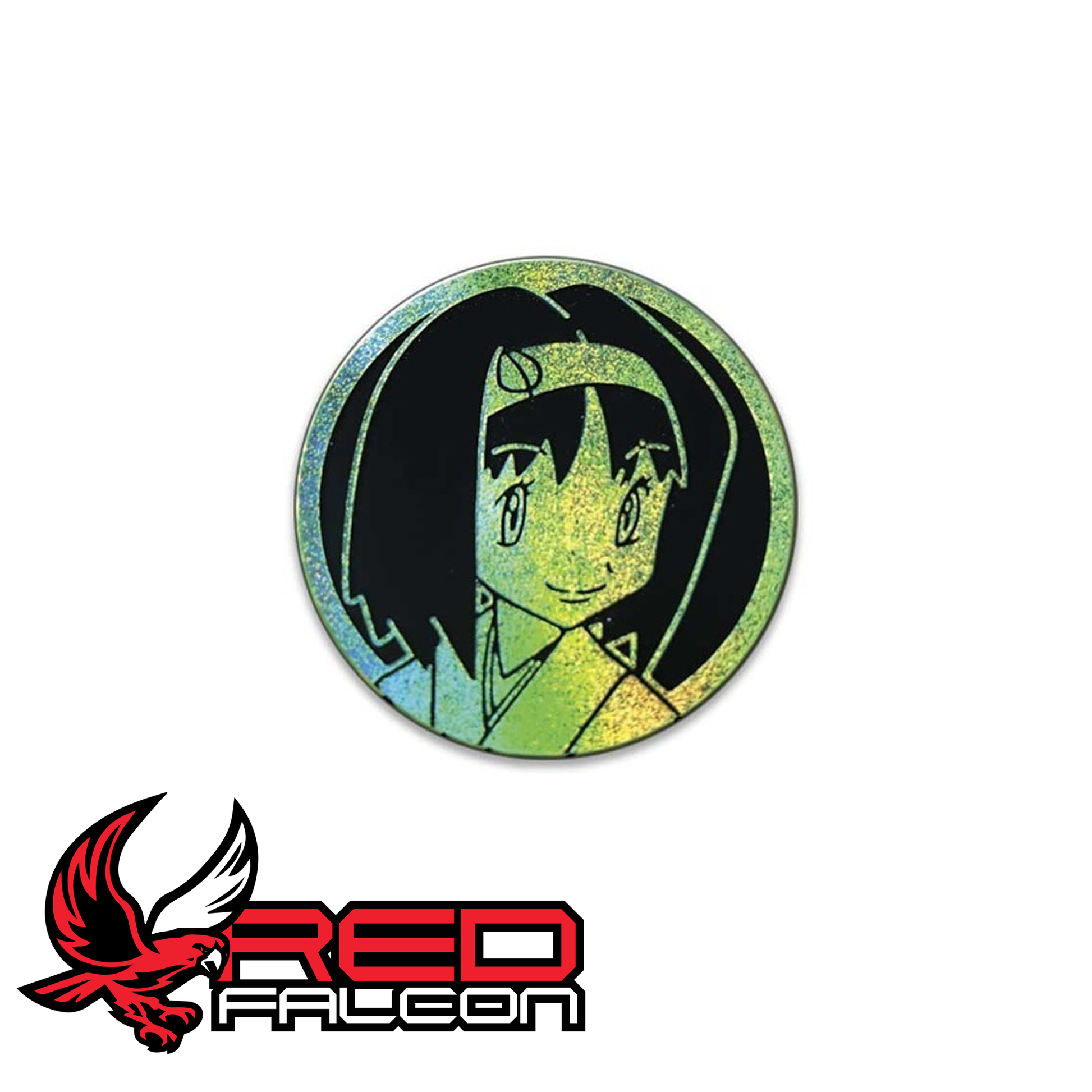Pokémon TCG Erika collectible coin from Ascended Heroes collection
