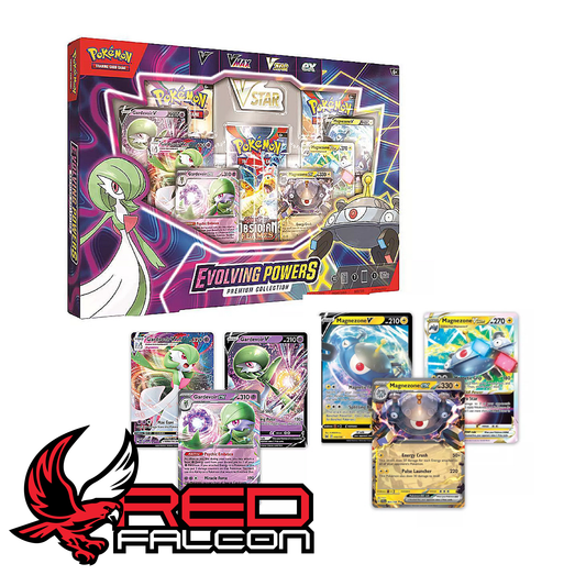 Pokemon Evolving Powers Premium Collection box with promo cards display