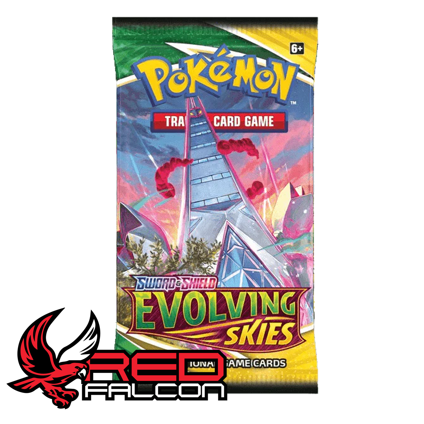 Pokémon Sword and Shield Evolving Skies booster pack Duraludon artwork
