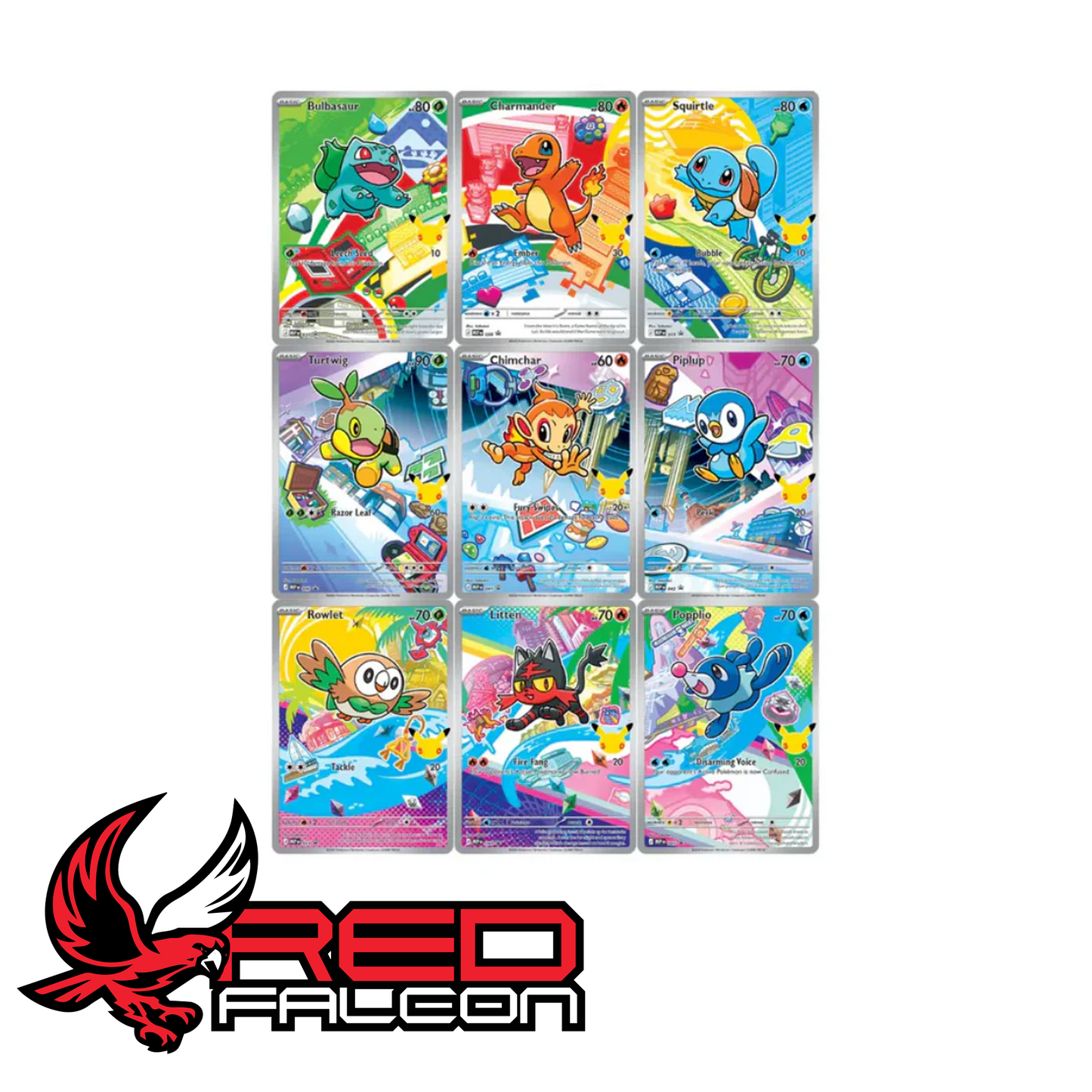 All First Partner Illustration Collection Series 1 promo cards set of 9