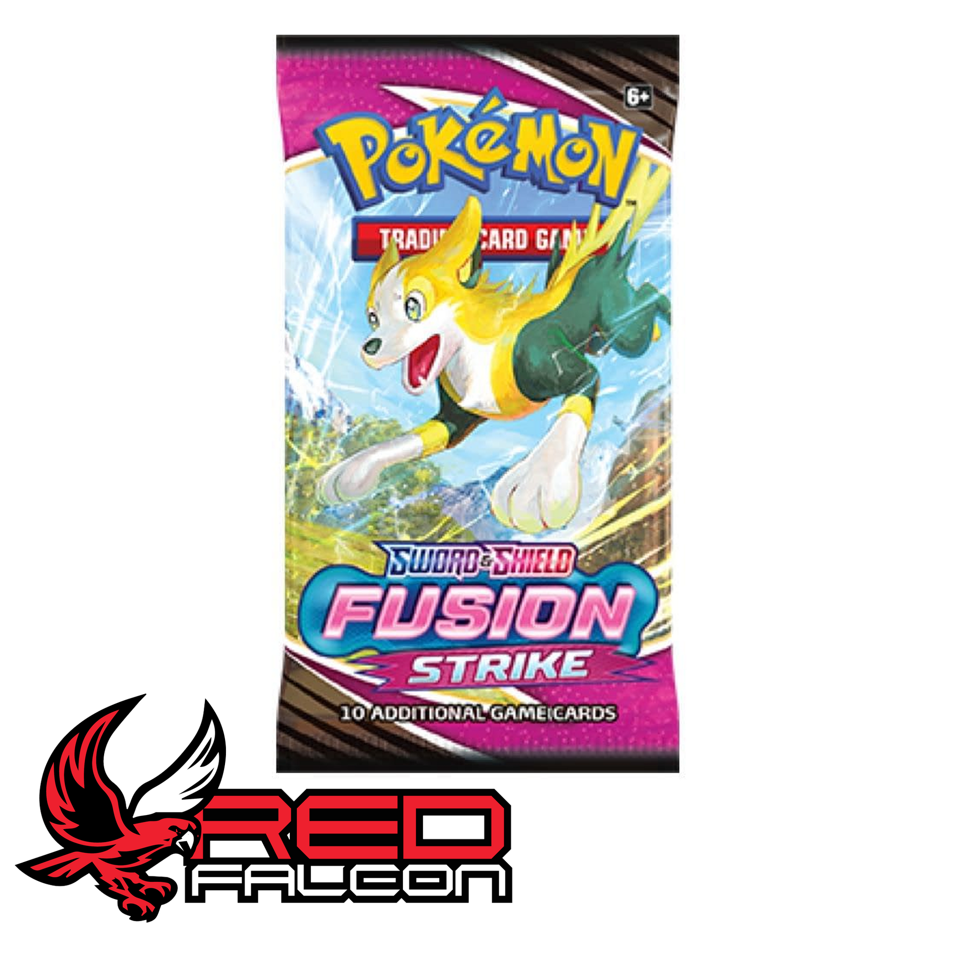 Pokémon Fusion Strike booster pack Boltund artwork sealed
