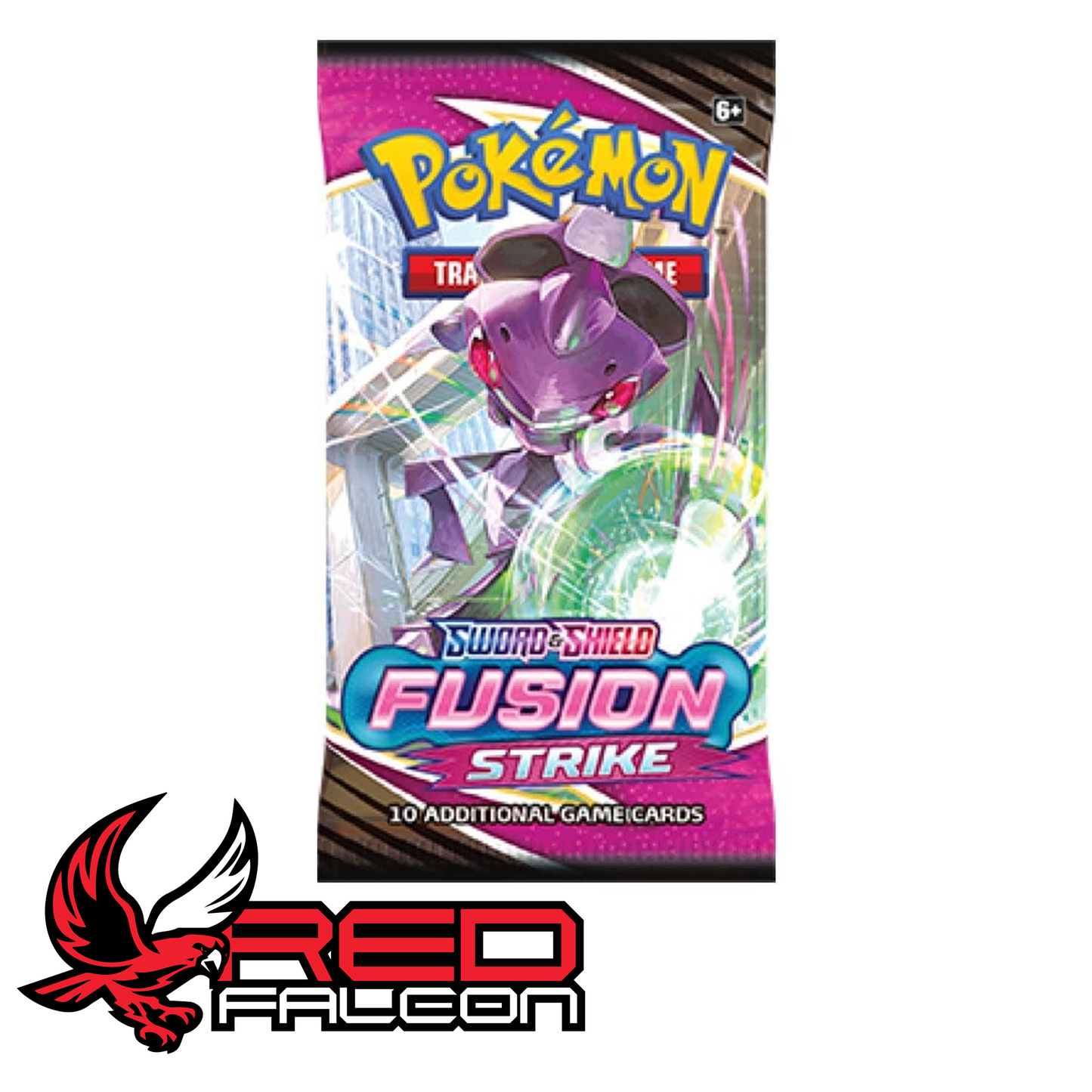 Pokémon Fusion Strike booster pack Genesect artwork sealed