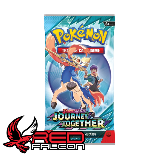 Pokémon TCG Journey Together booster pack featuring Hop's Zacian artwork