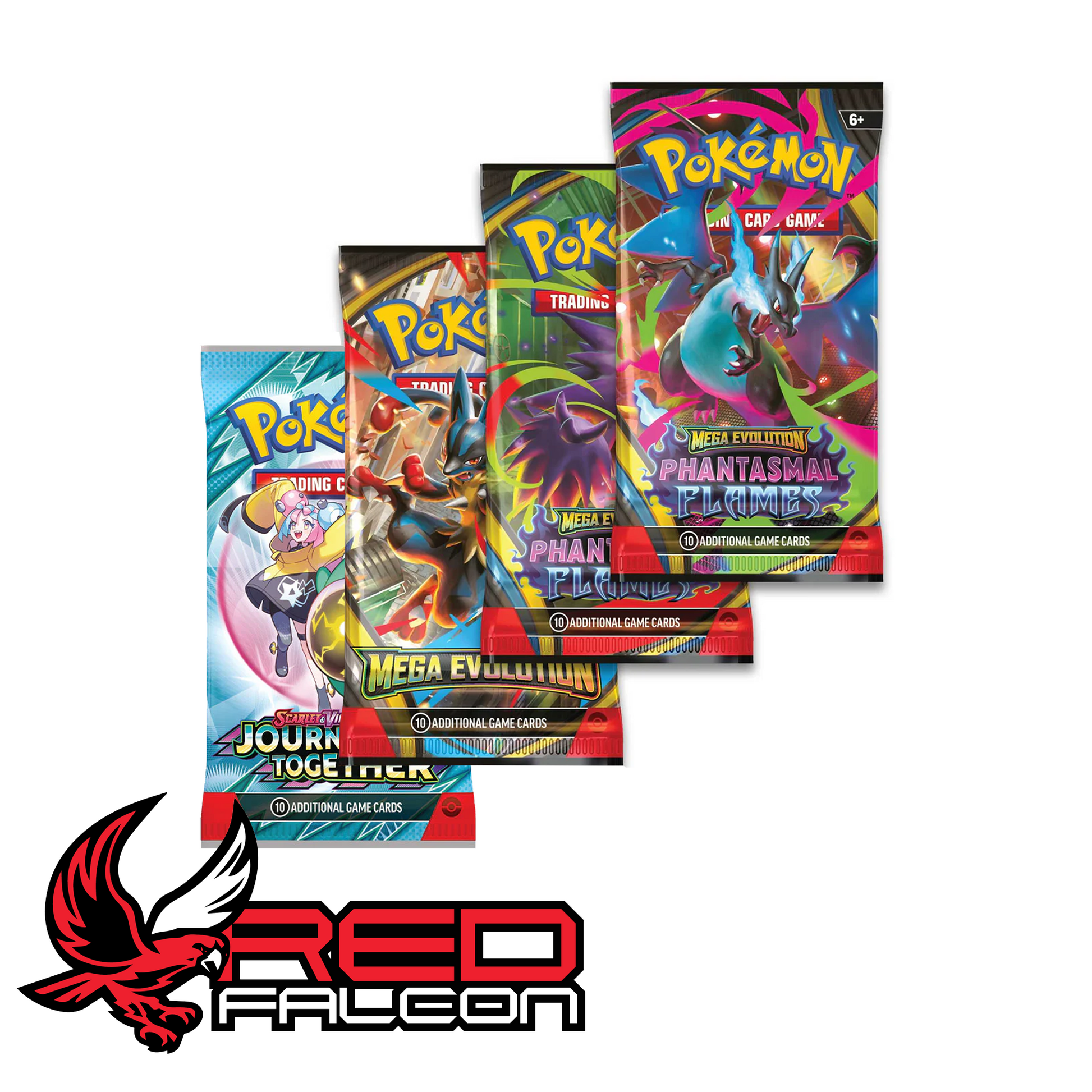 Pokemon TCG Mega Charizard ex tin four booster packs included