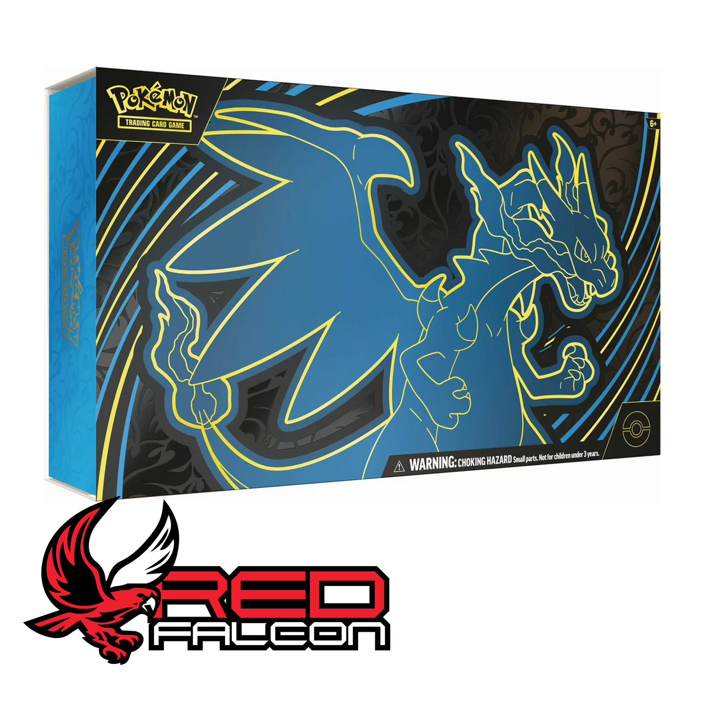 The Pokémon TCG Mega Charizard X ex Ultra-Premium Collection box.