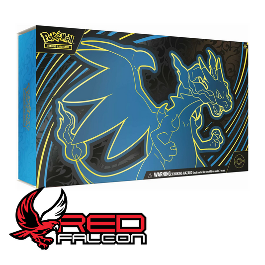 The Pokémon TCG Mega Charizard X ex Ultra-Premium Collection box.