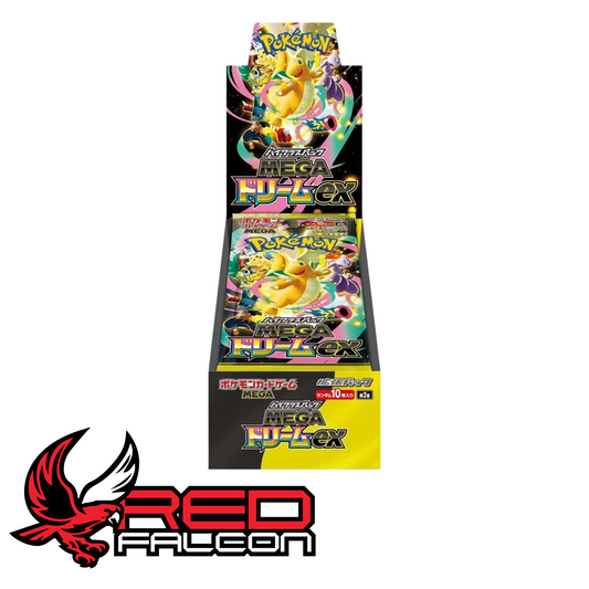 Opened Pokémon Mega Dream ex Japanese booster box showing packs