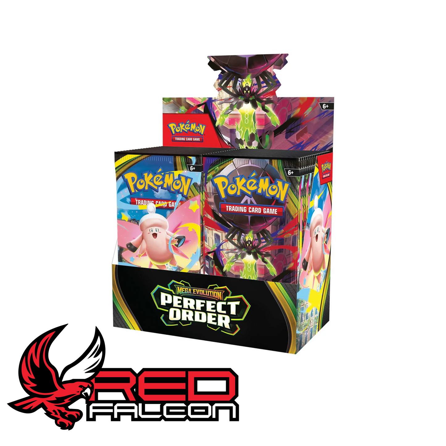 Pokémon Perfect Order Booster Box angled left view