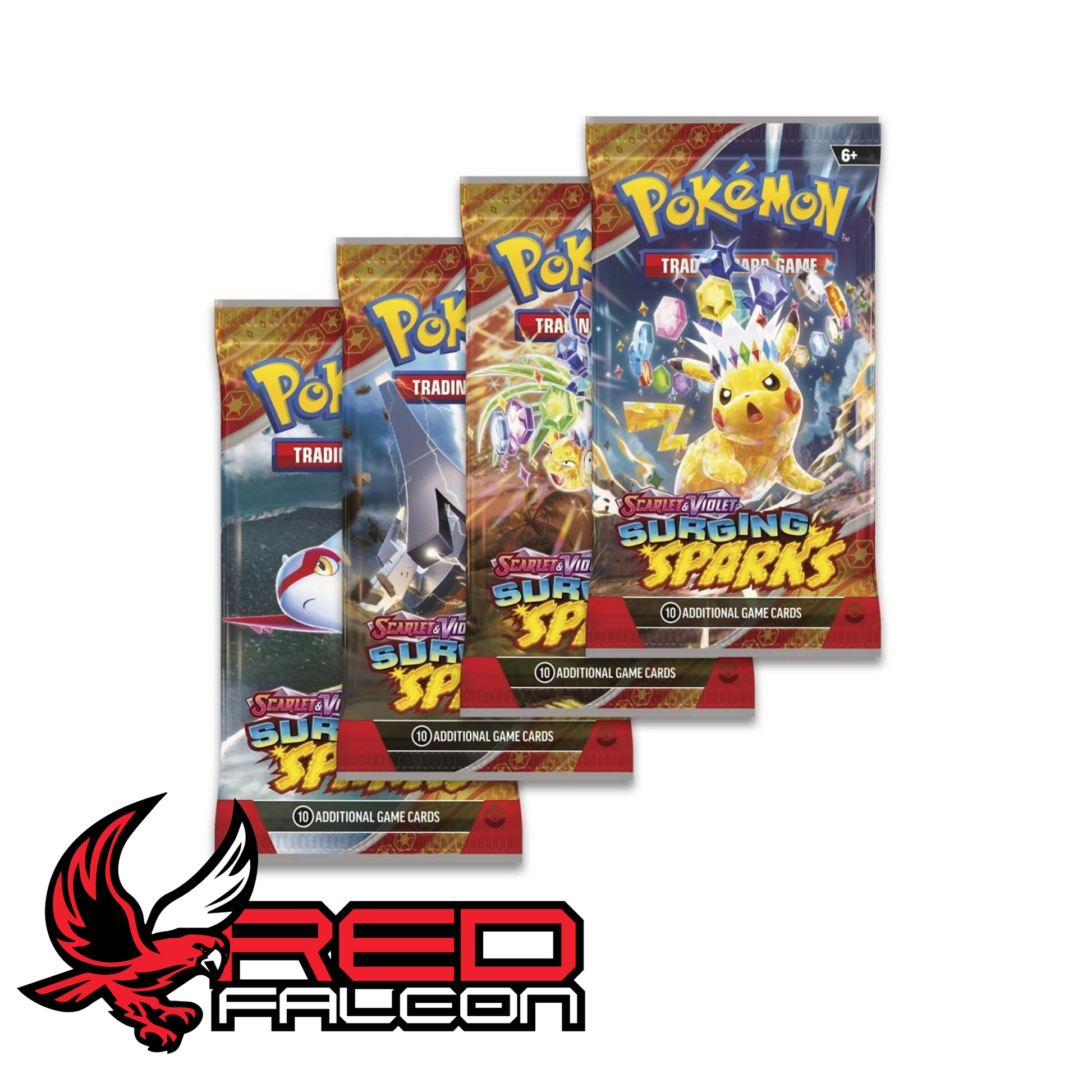 Pokémon Surging Sparks booster pack artwork variations
