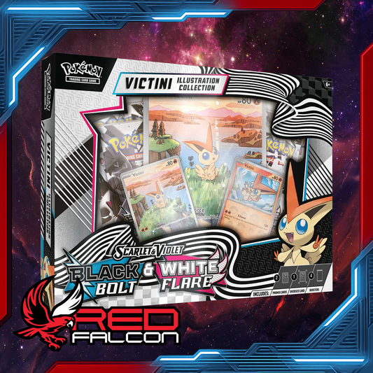 Pokémon TCG Scarlet & Violet 10.5 Black Bolt & White Flare Victini Illustration Collection Box