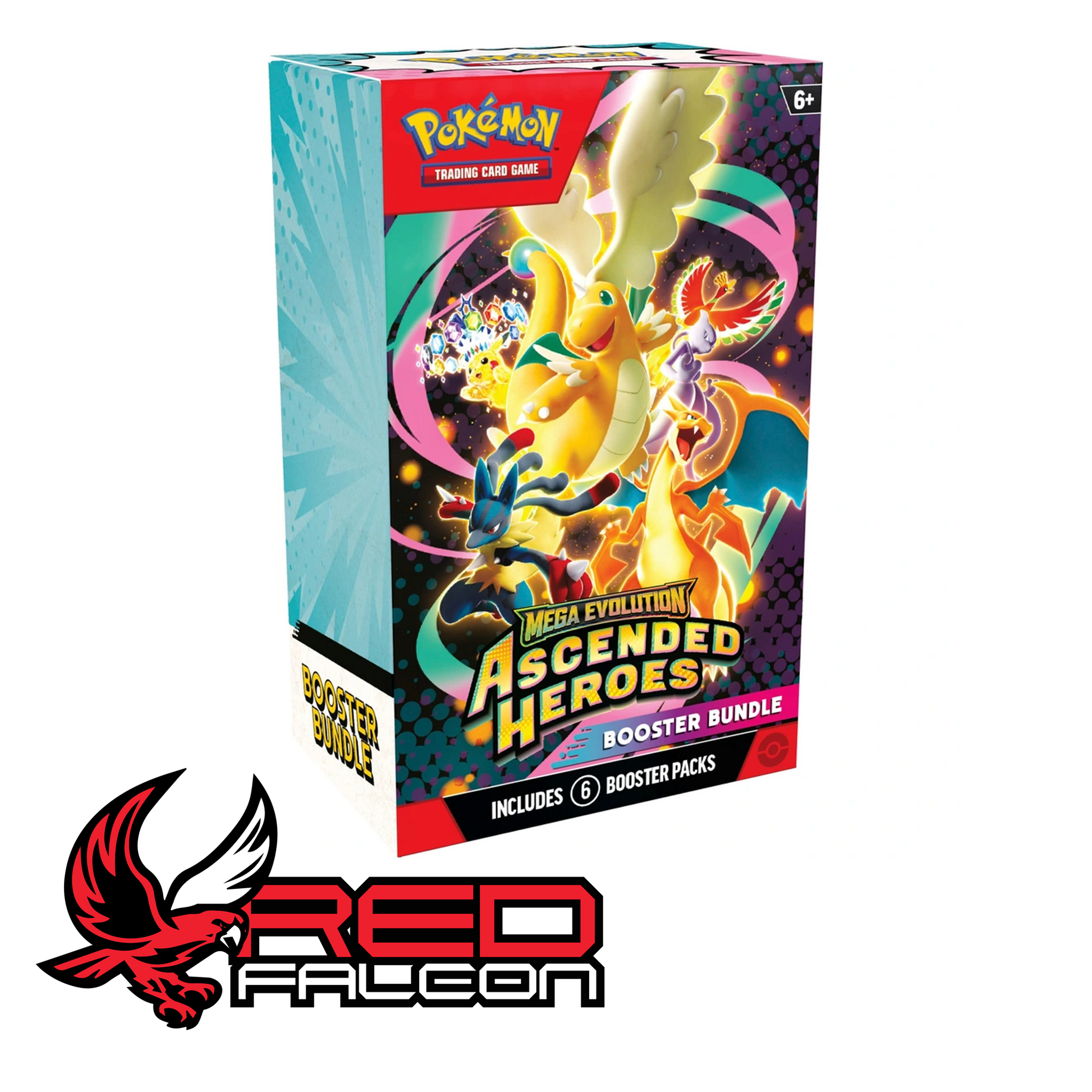 A factory-sealed Pokémon TCG Ascended Heroes Booster Bundle containing 6 individual booster packs.