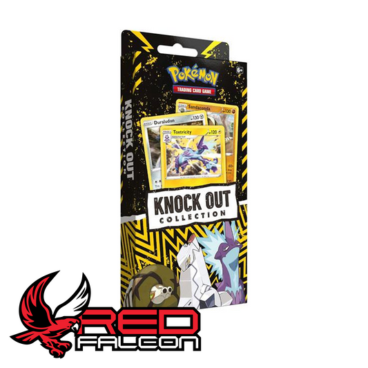 Pokémon TCG Knock Out Collection Pack Yellow featuring Toxtricity Duraludon and Sandaconda